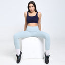 Ice Blue Future Flex Pocket Leggings