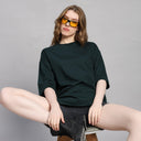 Forest Green Oversized Tee - Tomorrowstudio