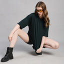 Forest Green Oversized Tee - Tomorrowstudio