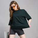 Forest Green Oversized Tee - Tomorrowstudio