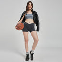 Iron Forge High - Rise V - Waist Shorts - Tomorrowstudio