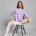 Lavender Oversized Tee - Tomorrowstudio