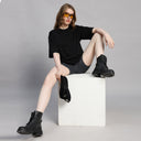 True Black Oversized Tee - Tomorrowstudio